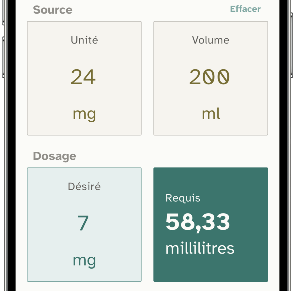 CalcuDose screenshot